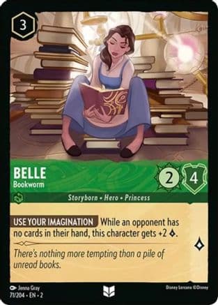 Belle - Bookworm (71/204) [Rise of the Floodborn] Cold Foil