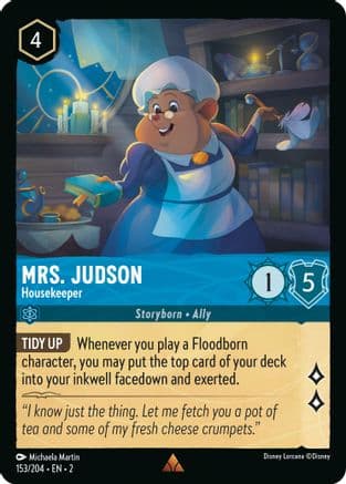 Mrs. Judson - Housekeeper (153/204) [Rise of the Floodborn] Cold Foil