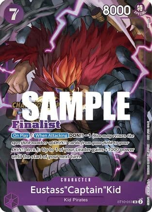 Eustass"Captain"Kid (CS 2023 Top Players Pack) [Finalist] (ST10-013) - One Piece Promotion Cards