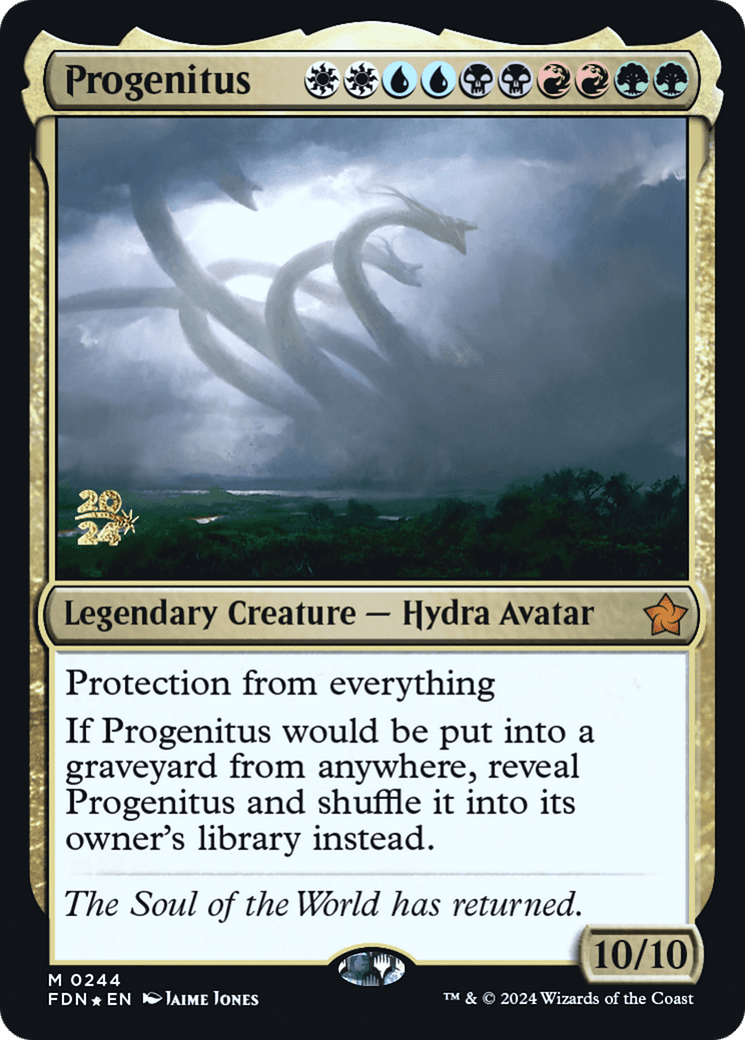 Progenitus (244) [Prerelease Cards]  Foil