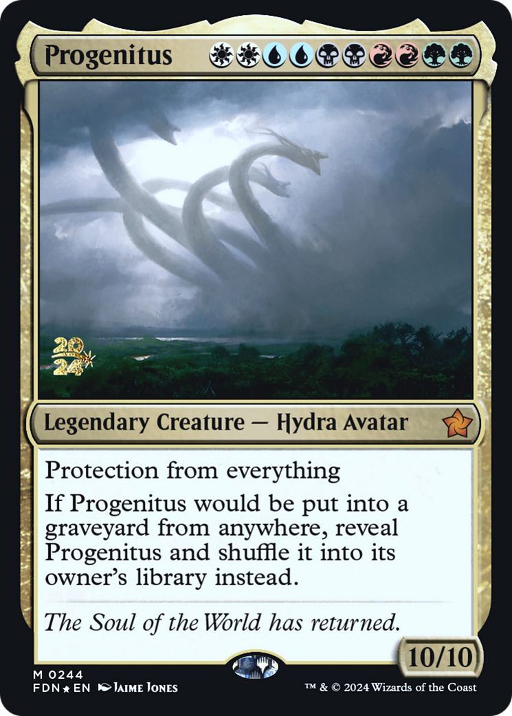 Progenitus (244) [Prerelease Cards]  Foil