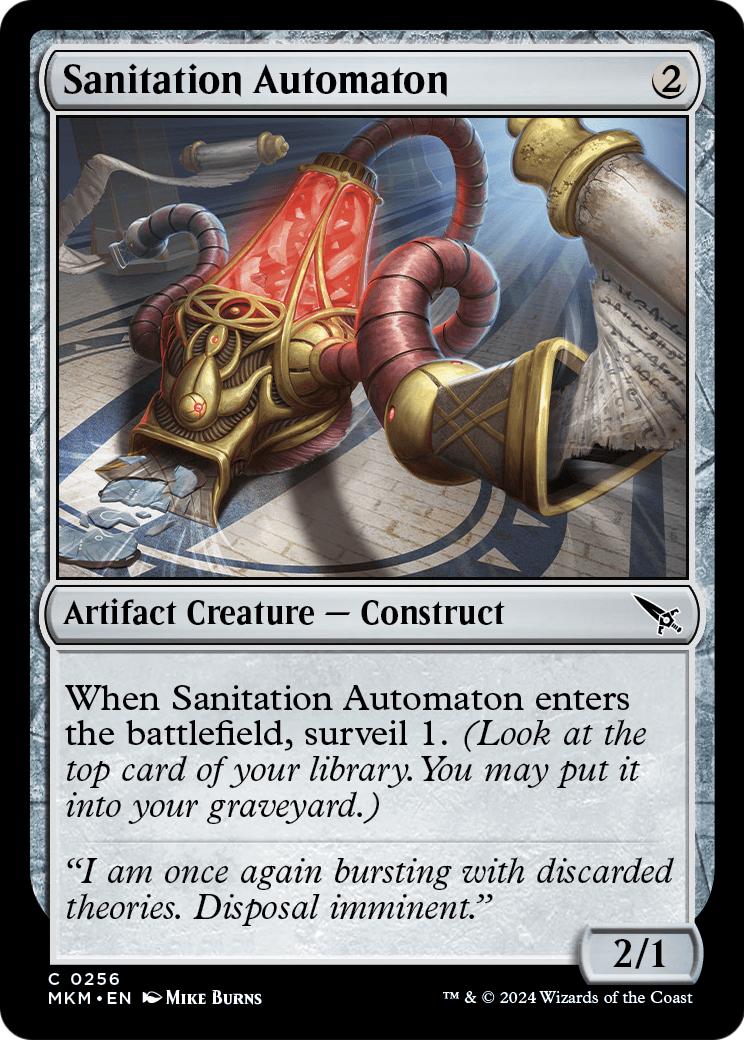 Sanitation Automaton [Murders at Karlov Manor] Foil