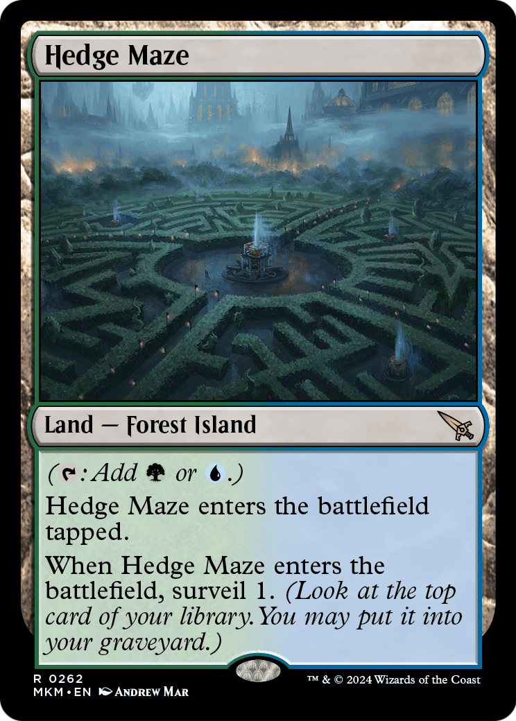 Hedge Maze [Murders at Karlov Manor] Foil