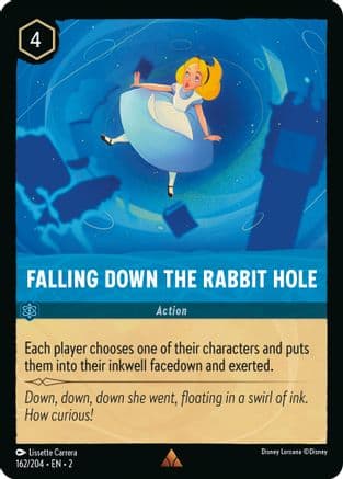 Falling Down the Rabbit Hole (162/204) [Rise of the Floodborn] Cold Foil