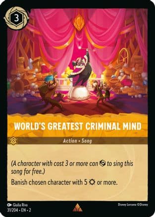 World's Greatest Criminal Mind (31/204) [Rise of the Floodborn] Cold Foil