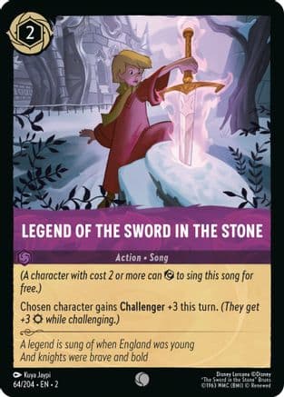 Legend of the Sword in the Stone (64/204) [Rise of the Floodborn] Cold Foil