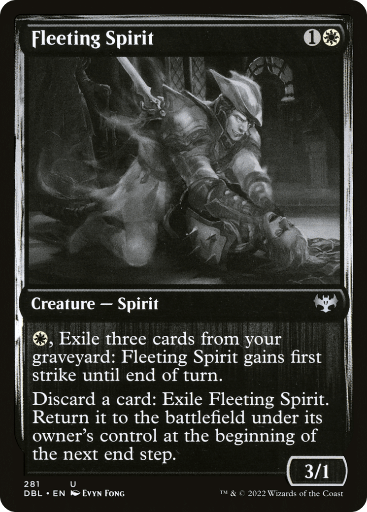 Fleeting Spirit [Innistrad: Double Feature] Foil