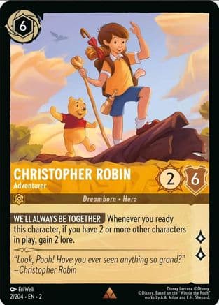 Christopher Robin - Adventurer (2/204) [Rise of the Floodborn] Cold Foil