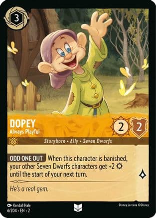 Dopey - Always Playful (6/204) [Rise of the Floodborn] Cold Foil