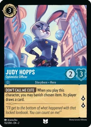 Judy Hopps - Optimistic Officer (152/204) [Rise of the Floodborn] Cold Foil