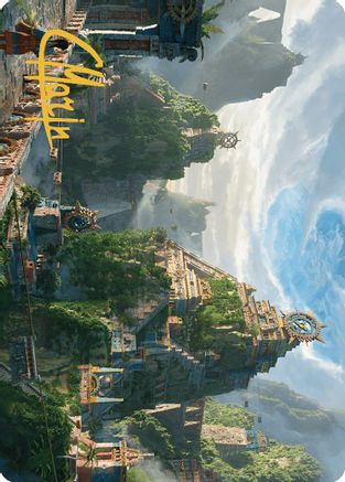 Clifftop Retreat Art Card (Gold-Stamped Signature) |  (081) [Art Series: The Lost Caverns of Ixalan]