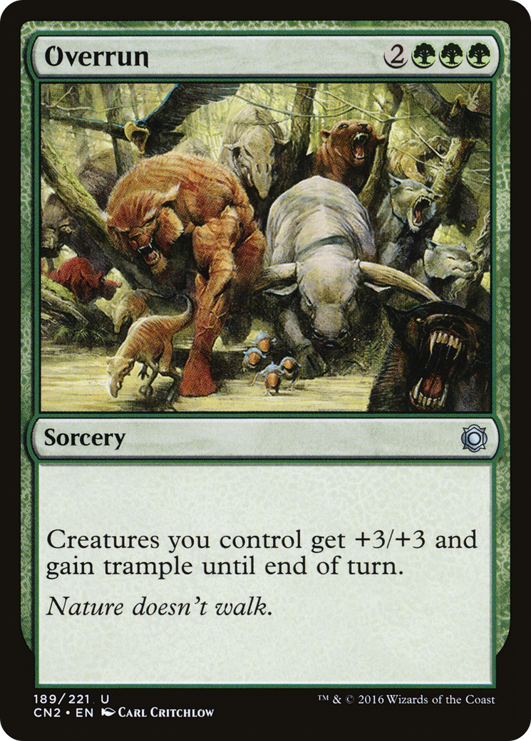Overrun [Conspiracy: Take the Crown] Foil