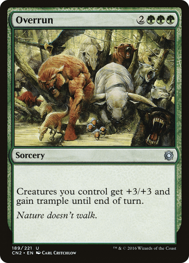 Overrun [Conspiracy: Take the Crown] Foil