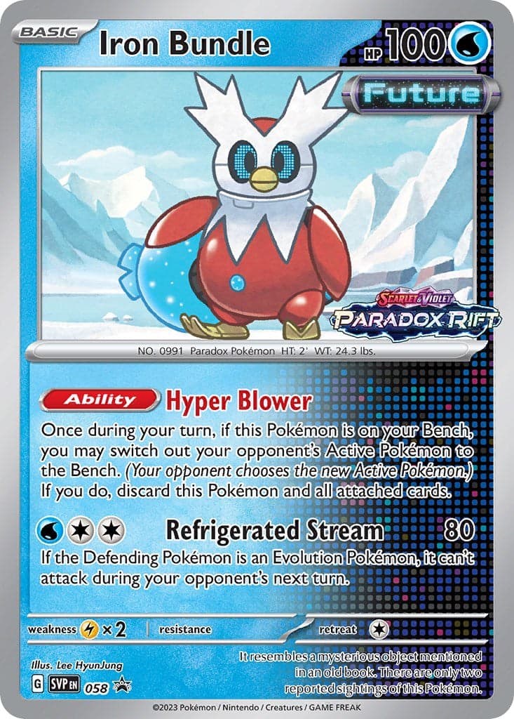 Iron Bundle (Prerelease) 058- SV Scarlet & Violet Promo Cards Holofoil