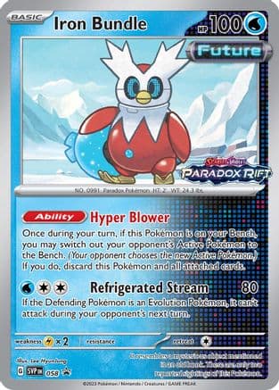 Iron Bundle (Prerelease) 058- SV Scarlet & Violet Promo Cards Holofoil