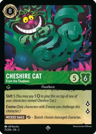 Cheshire Cat - From the Shadows (75/204) [Rise of the Floodborn] Cold Foil
