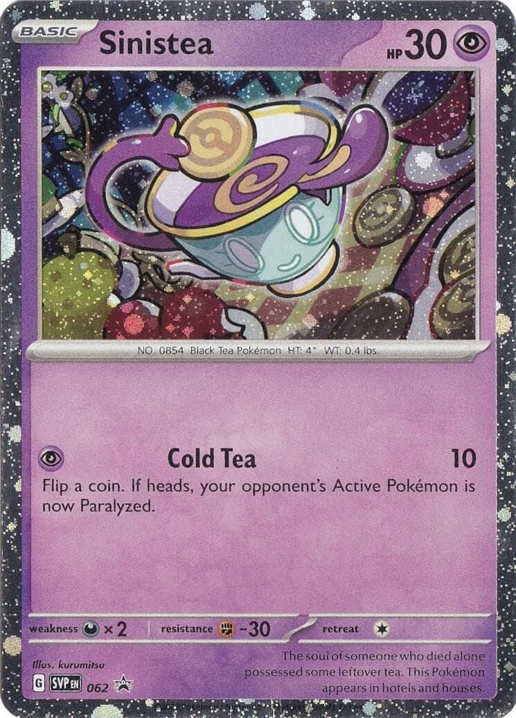 Sinistea 062- SV Scarlet & Violet Promo Cards Holofoil