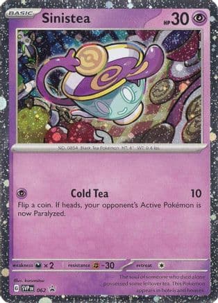 Sinistea 062- SV Scarlet & Violet Promo Cards Holofoil