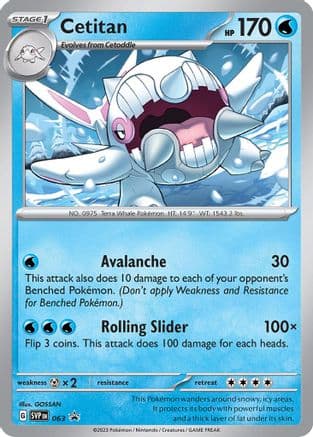 Cetitan 063- SV Scarlet & Violet Promo Cards Holofoil
