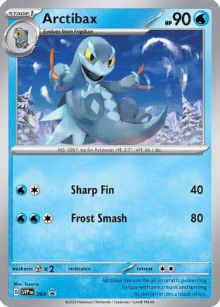 Arctibax 064- SV Scarlet & Violet Promo Cards Holofoil