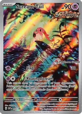 Scream Tail (Pokemon Center Exclusive) 065- SV Scarlet & Violet Promo Cards Holofoil