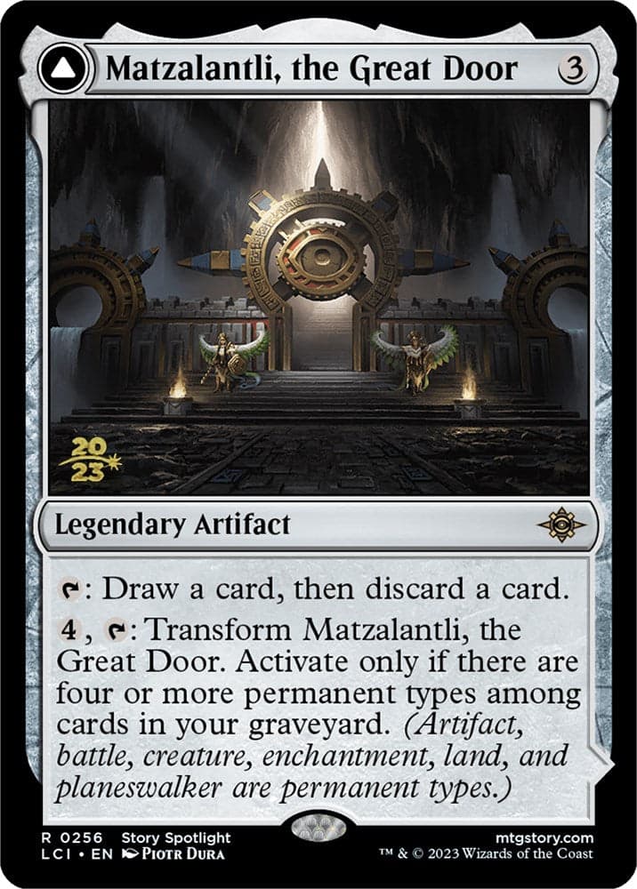 Matzalantli, the Great Door // The Core [The Lost Caverns of Ixalan Prerelease Cards]