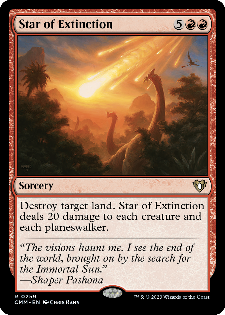 Star of Extinction [Commander Masters] Foil