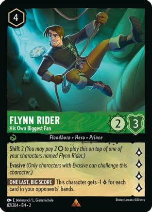 Flynn Rider - His Own Biggest Fan (82/204) [Rise of the Floodborn] Cold Foil