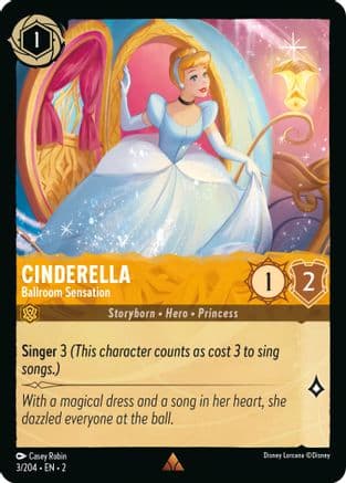 Cinderella - Ballroom Sensation (3/204) [Rise of the Floodborn] Cold Foil