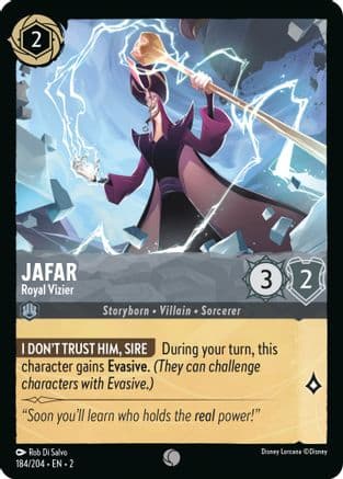 Jafar - Royal Vizier (184/204) [Rise of the Floodborn] Cold Foil
