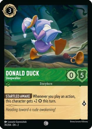 Donald Duck - Sleepwalker (78/204) [Rise of the Floodborn] Cold Foil