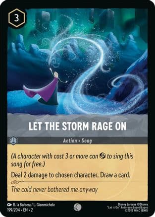 Let the Storm Rage On (199/204) [Rise of the Floodborn] Cold Foil