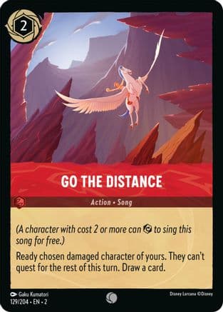 Go the Distance (129/204) [Rise of the Floodborn] Cold Foil