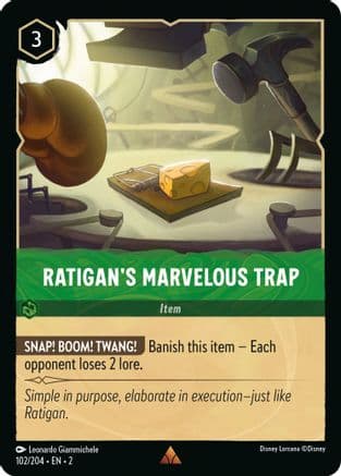 Ratigan's Marvelous Trap (102/204) [Rise of the Floodborn] Cold Foil
