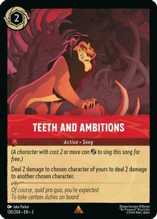 Teeth and Ambitions (130/204) [Rise of the Floodborn] Cold Foil