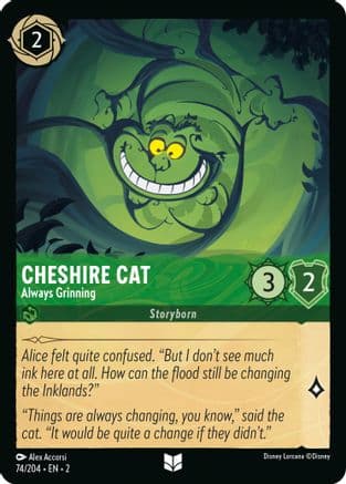 Cheshire Cat - Always Grinning (74/204) [Rise of the Floodborn] Cold Foil