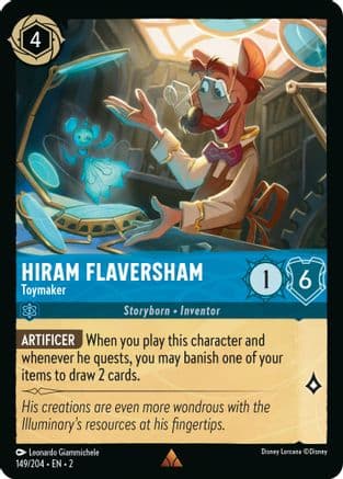 Hiram Flaversham - Toymaker (149/204) [Rise of the Floodborn] Cold Foil