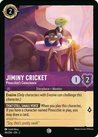 Jiminy Cricket - Pinocchio's Conscience (44/204) [Rise of the Floodborn] Cold Foil
