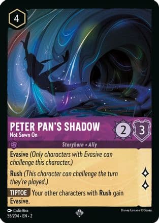 Peter Pan's Shadow - Not Sewn On (55/204) [Rise of the Floodborn] Cold Foil