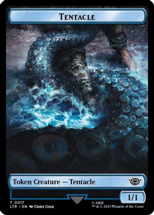 Tentacle // Food (0024) Double-Sided Token (Surge Foil) |  Foil (17 // 24) [The Lord of the Rings: Tales of Middle-earth]
