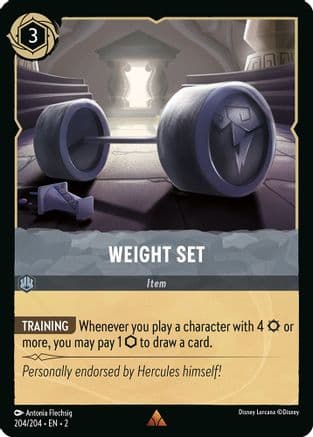Weight Set (204/204) [Rise of the Floodborn] Cold Foil