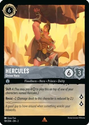 Hercules - Divine Hero (181/204) [Rise of the Floodborn] Cold Foil