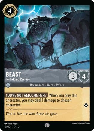 Beast - Forbidding Recluse (171/204) [Rise of the Floodborn] Cold Foil