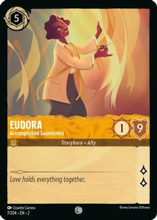 Eudora - Accomplished Seamstress (7/204) [Rise of the Floodborn] Cold Foil