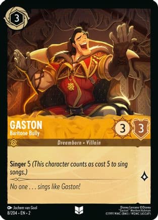 Gaston - Baritone Bully (8/204) [Rise of the Floodborn] Cold Foil