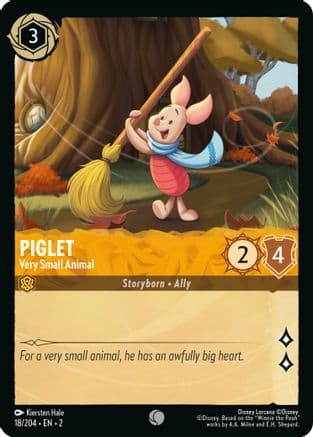 Piglet - Very Small Animal (18/204) [Rise of the Floodborn] Cold Foil