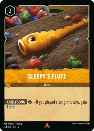Sleepy's Flute (34/204) [Rise of the Floodborn] Cold Foil