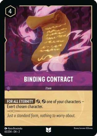 Binding Contract (65/204) [Rise of the Floodborn] Cold Foil