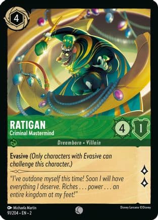 Ratigan - Criminal Mastermind (91/204) [Rise of the Floodborn] Cold Foil