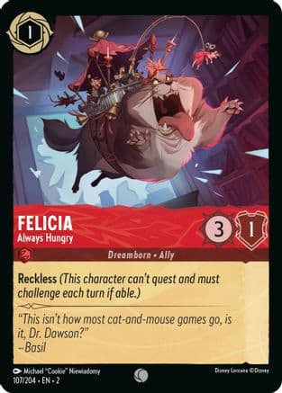 Felicia - Always Hungry (107/204) [Rise of the Floodborn] Cold Foil